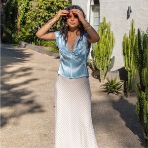 Verge girl silk top